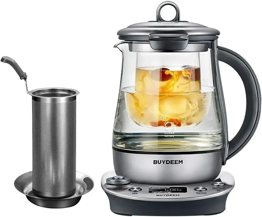 K2973 Vlajková loď Health-Care nápojový čaj a kanvica, programovateľné výrobné varenie Master, 1,5 l (0,396GAL), Silvery