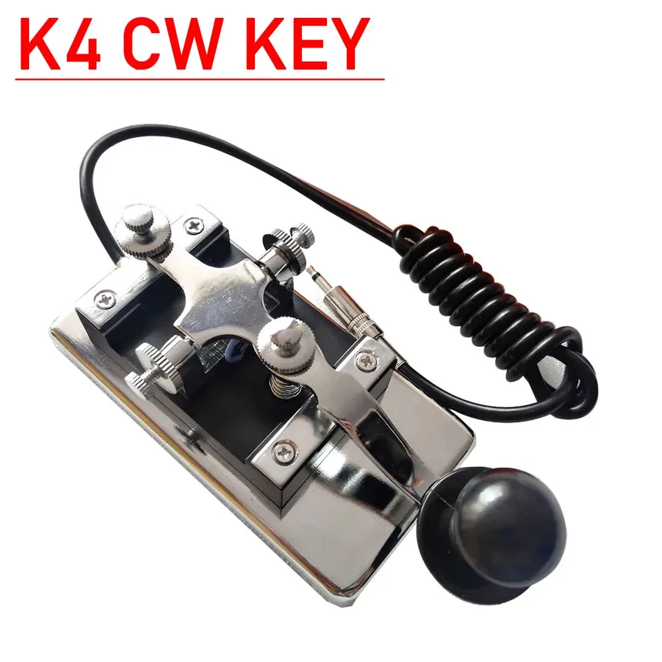 K4 KLIV Klávesové tlačidlo CW pre prenosné postupy prenosných rád rádio Morse Code CW Communication Telegraph