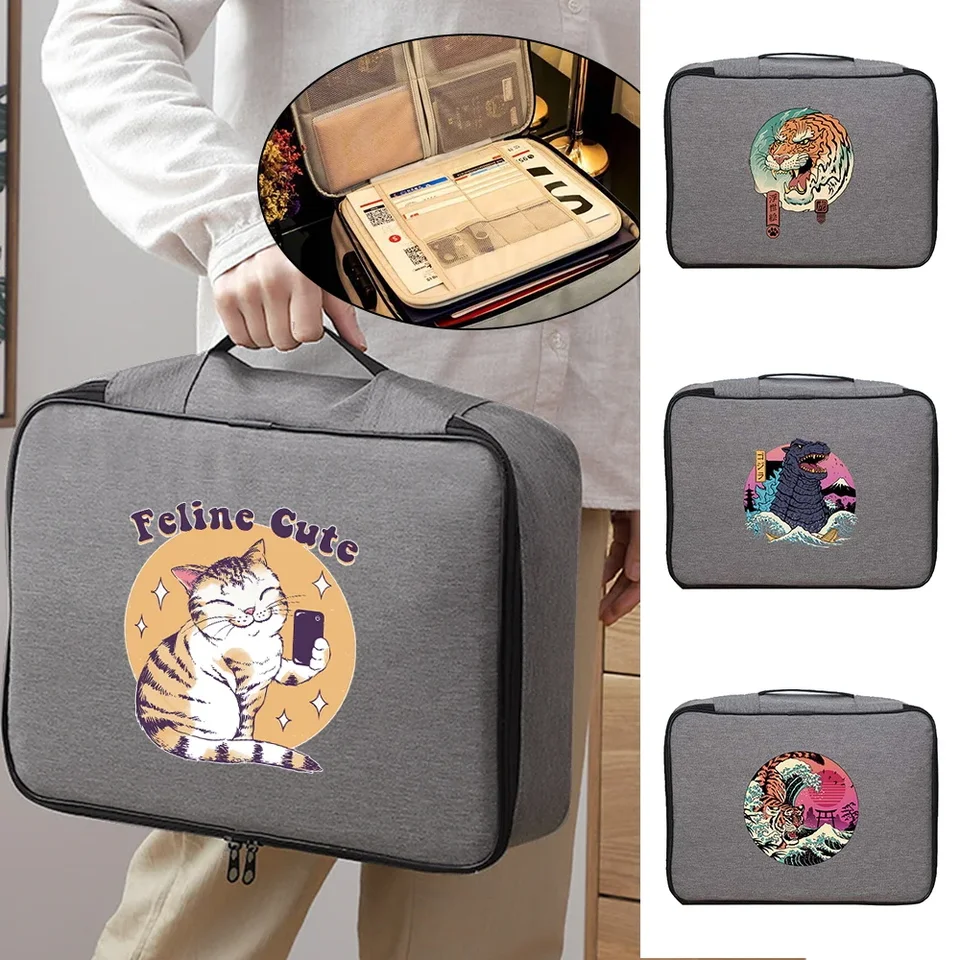 Kabelka Men Business Storage poverenia kreditná karta kufrík Japonsko Pretins Dokumenty Organizátor cestovný súbor Lockbox Woman Bag