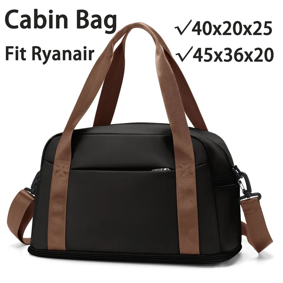 Kabína taška 40x20x25 Ryanair, 45x36x20 Veľká maximálna batožina pre ruky pre mužov a ženy, Sports Tote Weekender Bag, cestovná taška