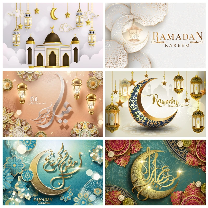 Kady Eid Mubarak pre fotografiu Al Adha Moon Lamp Moslim ramadan kareem islam mešita mešita eid photo pozadia štúdio propagy