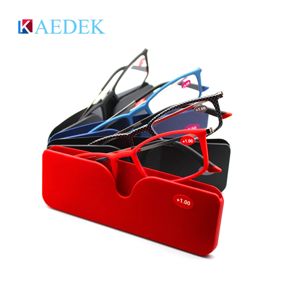 Kaedek Optické čítanie Glasse Men Men Modré svetlo Mužské okuliare TR90 Dámske okuliare 2024 okuliare Rám Gafas Lectur