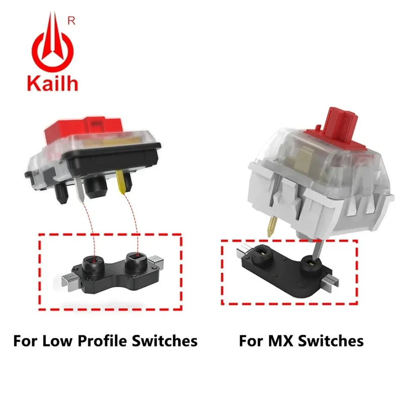 KAILH HOT SPORTOVANIE PCB Socket Hot Plug SWAP SWAP MECHANICKÉ Klávesnicové spínače pre Gateron Outemu Cherry MX Switch DIY Veľkoobchod