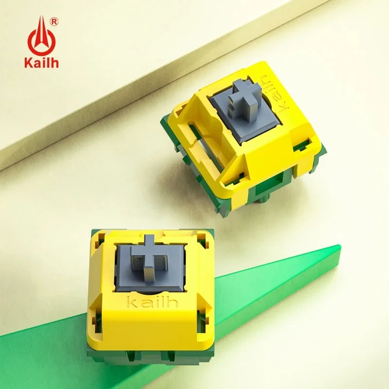 Kailh x Domikey Canary Klávesnica spínač RGB SMD TAMGE 60G Spínačy pre mechanickú klávesnicu MX STEM 5PINS POM Materiál