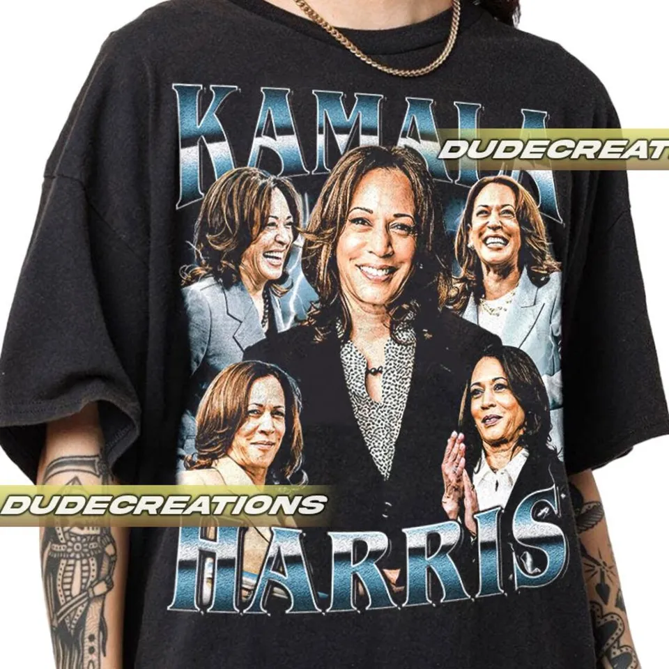Kamala Harris vintage tričko Darček pre ženu a muž unisex tričko GP02
