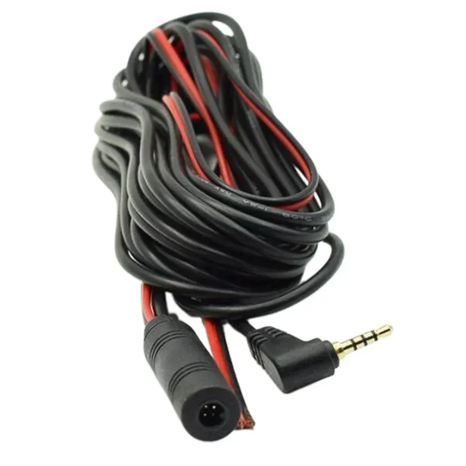 Kamera fotoaparát Camera AV AV kábel 5 PIN 9,5 m plastový čierny DC 12V Dash Dash predlžovací kábel na predĺženie kábla Accessori