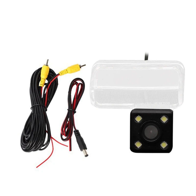 Kamera na zadné zobrazenie automobilu 4 -led reverzná kamera pre Peugeot 206 207 307 407 Sedan/Citroen C2 C4 C5 DS4/Toyota Camry Verso
