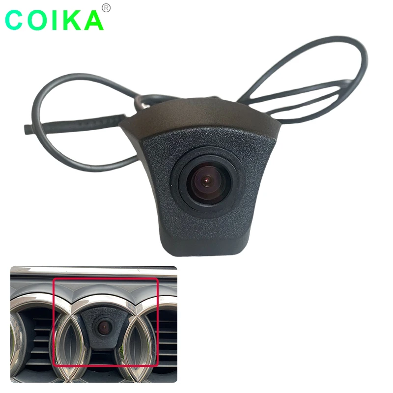 Kamera predného loga pre Audi A1 A3 A4 B8 A5 A6 TT Q3 Q5 Q7 Night Vision Parking Camera Video Water Proof