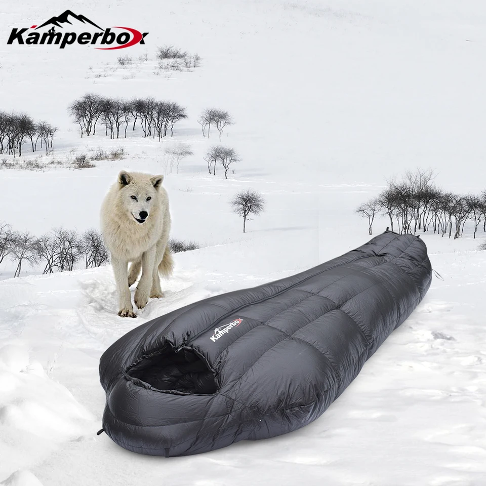 Kamperbox Zimné spacáky kempingu dole spacáky zimné vonkajšie ultrasmelné spacáky kempingy