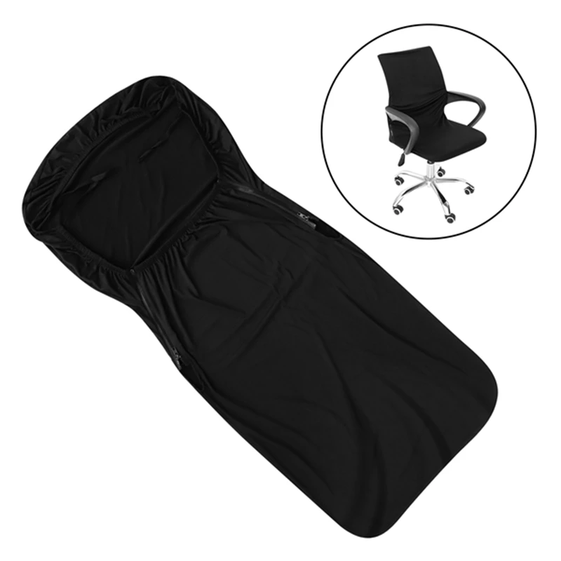 Kancelárska stolička Elastic Siamese Kancelárske kreslo otočné stoličky počítačové kreslo Kreslo Ochrana (čierna)