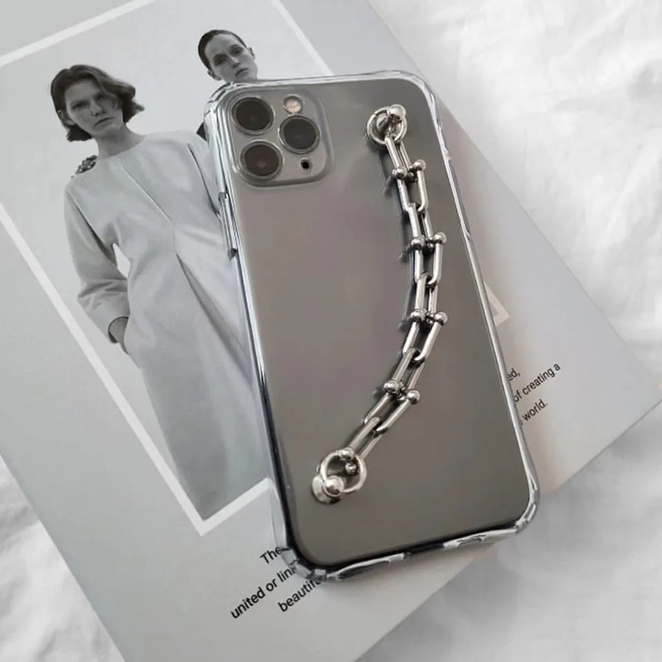 Kanica na náramok na náramok na kórejskej kosti pre puzdro pre iPhone 15 14 13 12 Mini XR X XS Max 6 7 8 Plus 11 SE 2020