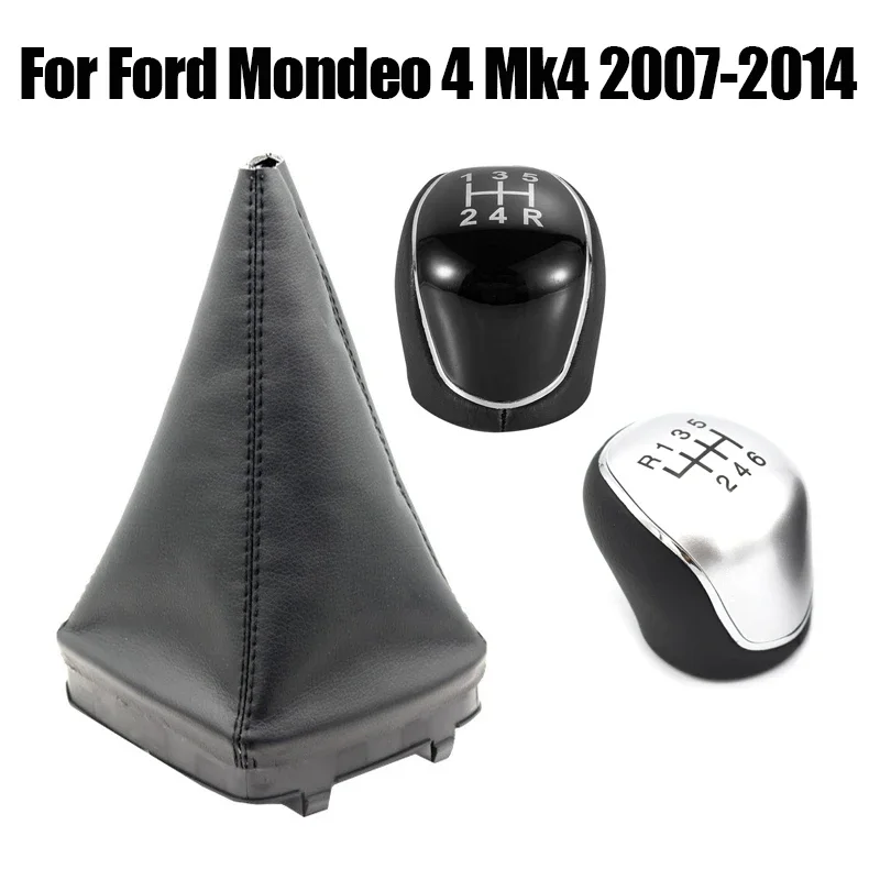 Kankovací gombík pre ruky s rýchlosťou automobilov gombík Gaiter Boot Cover Cover pre Ford Mondeo 4 MK4 IV 2007 2008 2009 2010 2010 2012 2012 2013 2014