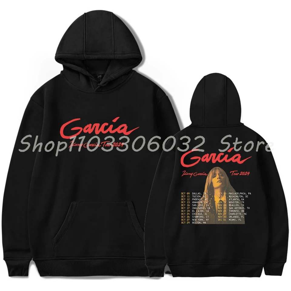 Kany Garcia 2024 Tour Merch Ženy Muži pre dlhé rukávové módne oblečenie s dlhým rukávom