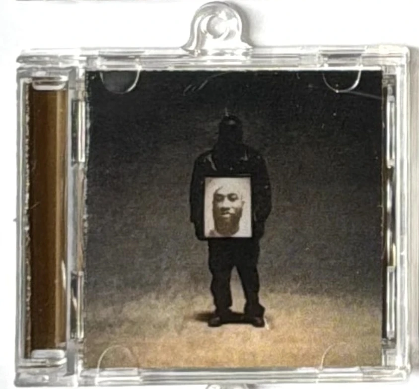 Kanye West Mini Music CD NFC Keychain Vultures Album DIY Play Piesne Náhrdelník Cosplay Klávesové kľúče akrylové prívesky Darčeky