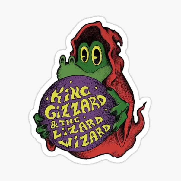 Kapela King Gizzard a Lizard Wizard 5ks nálepky na dekorácie okenná obývacia izba automobil