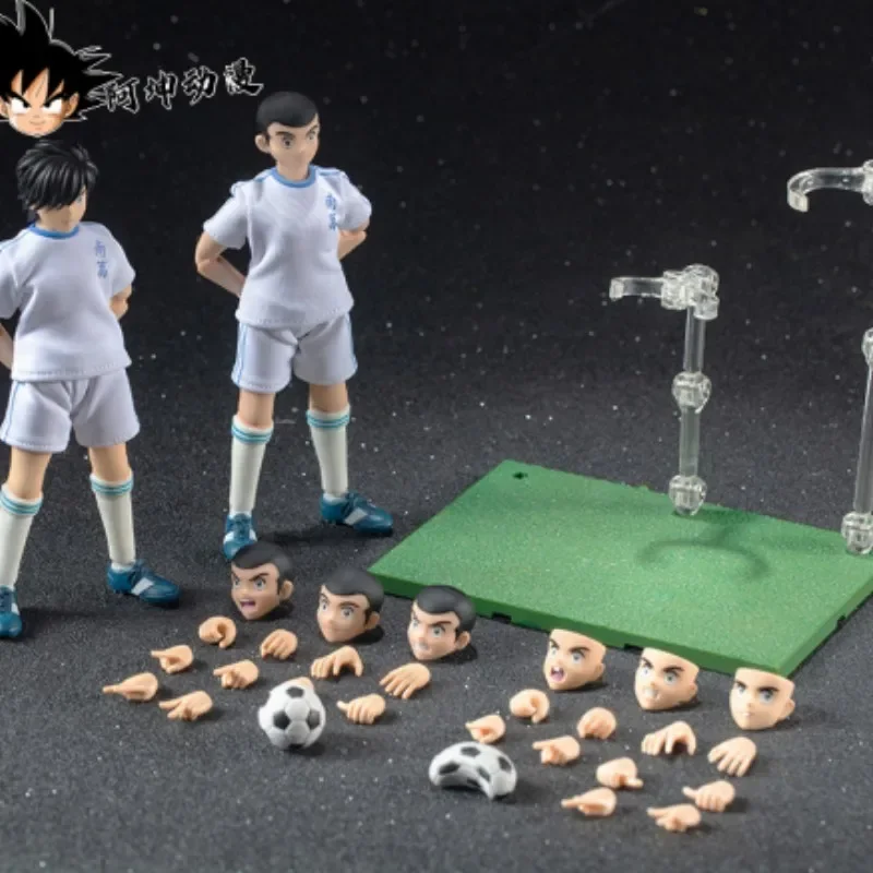Kapitán Dasin/GT Ozora Tsubasa Genzo Wakabayashi Kojiro Hyuga Misaki Taro Teppei Kisugi Ishizaki Ryo Taki Hajime PVC Model Hračky