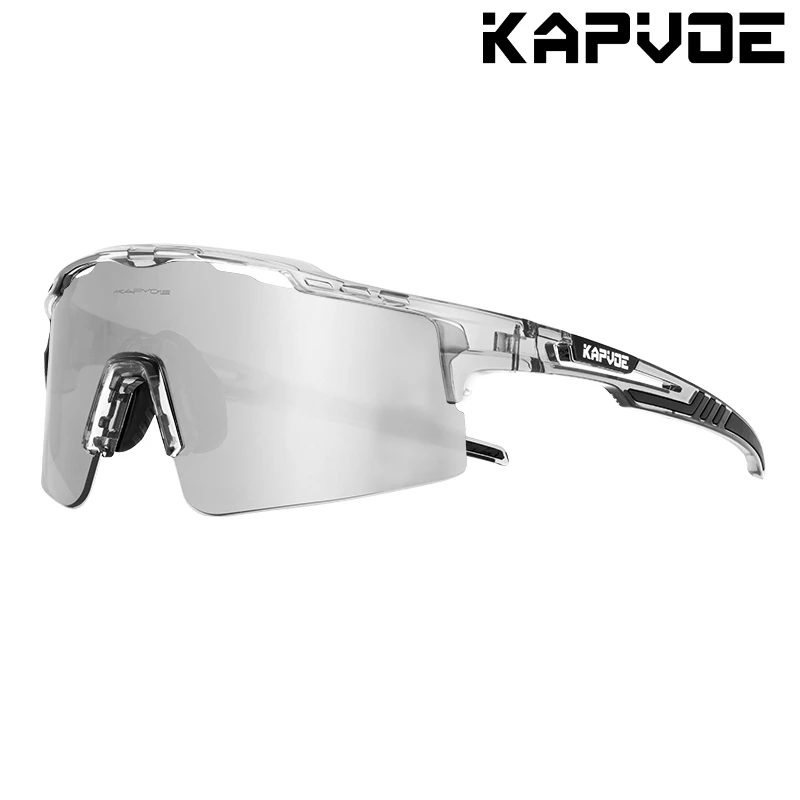 Kapvoe nové športové slnečné okuliare cyklistické okuliare Polarizované horské bicykle okuliare MTB Road UV400 Ochrana Opyear pre Man 3Lens