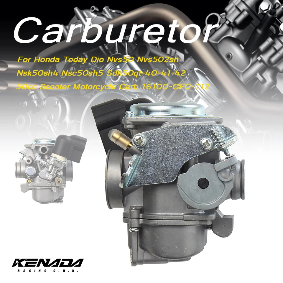 Karburátor pre Honda Today Dio NVS50 NVS502SH NSK50SH4 NSC50SH5 SDH50QT-40-41-42 50CC MOTORYCECICKÝ SCEOTER CARB CARB
