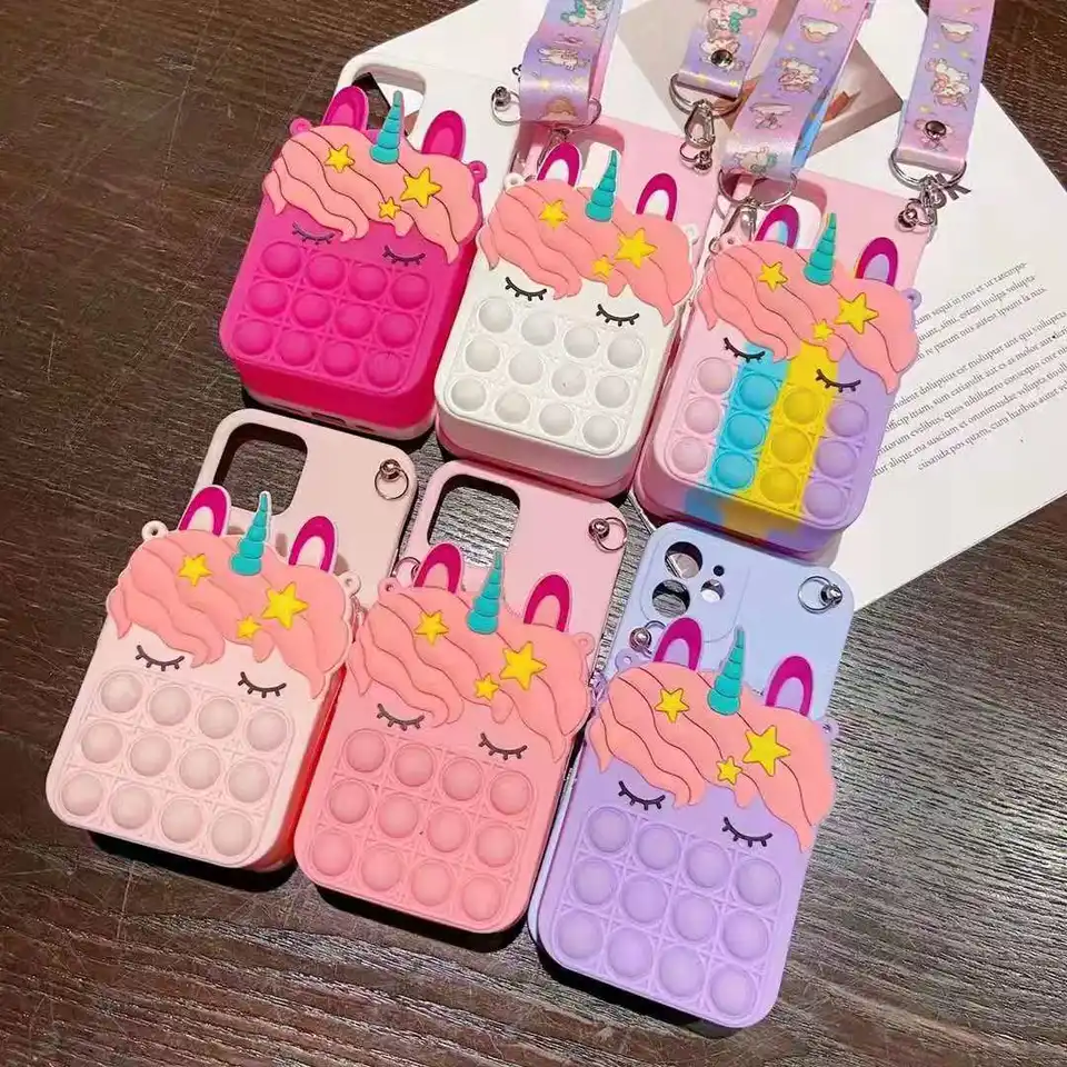 Karikatúra 3D koňské puzdro pre doogee n55 plus N50 N40 Pro N30 N20 N10 Y7 Y9 Plus x96 Crossbody Cover Cover Cover