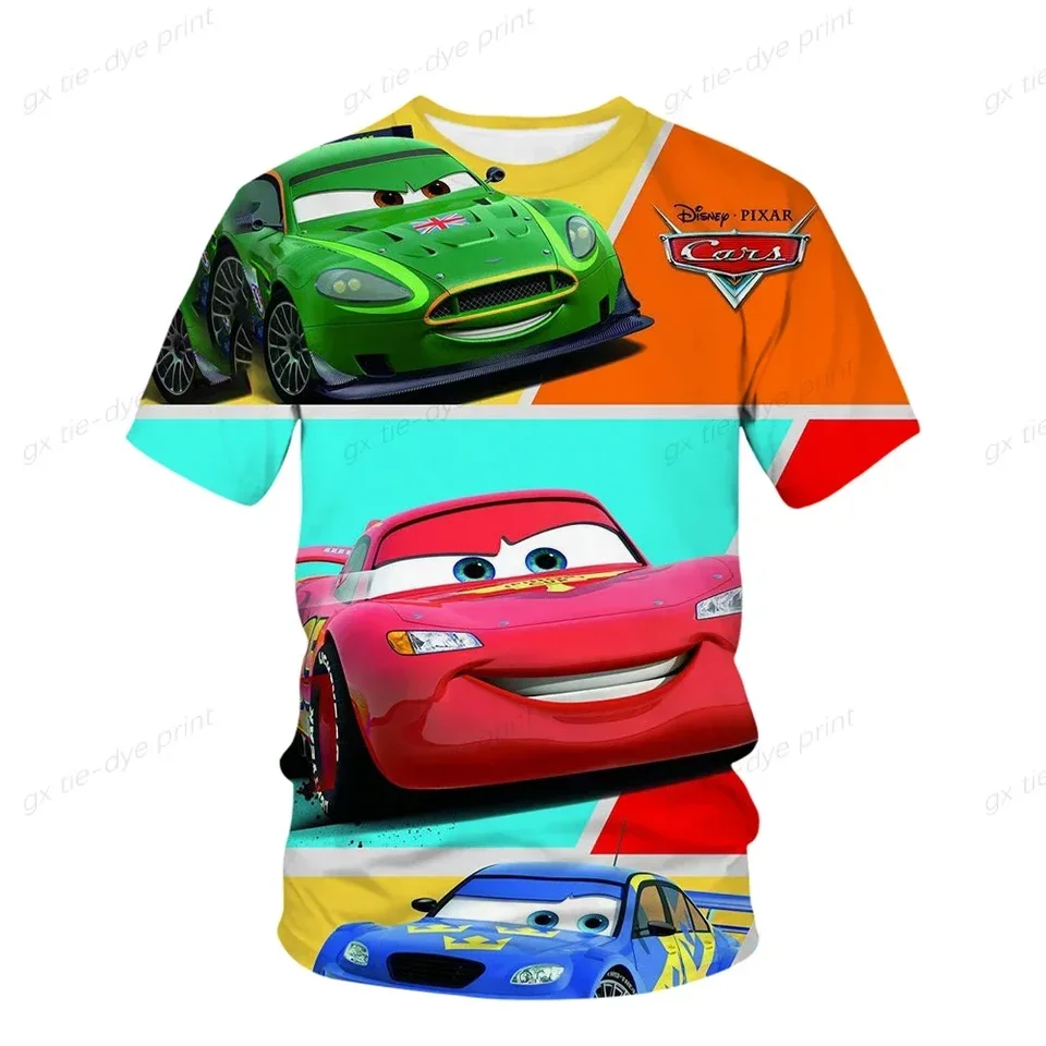 Karikatúra 3D oblečenie košeľa Pixar Car Lightning