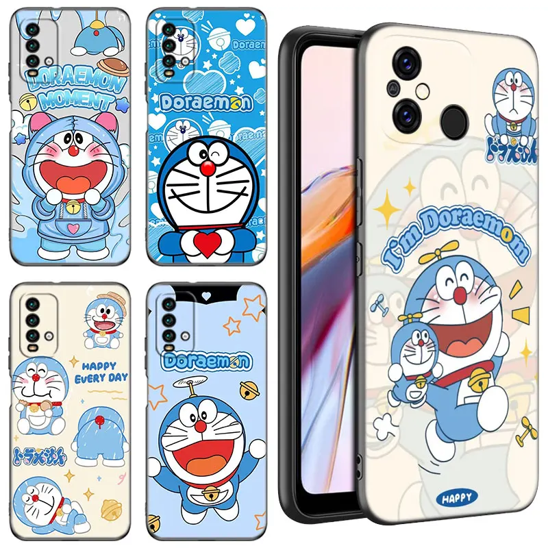 Karikatúra Anime Doraemon Telefón puzdro pre Xiaomi Redmi 11 Prime 11a 12C 13C A1 A2 Plus 12 4G 10 5G 8a 9a 10a 9c 10c 10c 9i 12r Poznámka 9T
