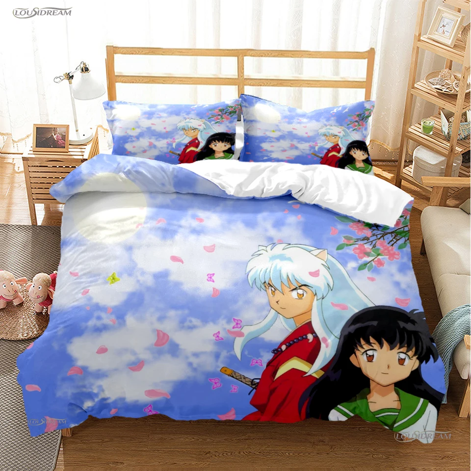 Karikatúra anime inuyasha celá sezóna obliečky na obliečky na obliečka na obliečka na obliečka na obliečky na prikrývku a vankúše Single/Double/Queen/King
