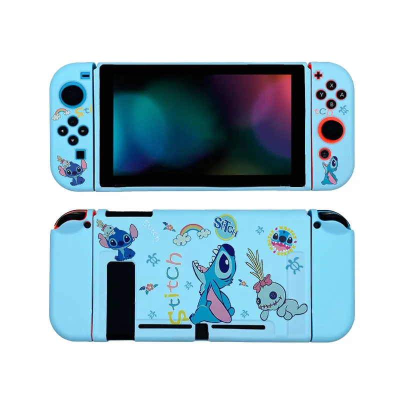 Karikatúra Anime puzdro pre Nintendo Switch OLED Game Console Joy Con Controller Shell Soft TPU Silikone Ochranné príslušenstvo
