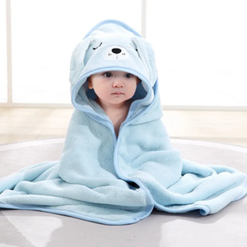 Karikatúra detská kúpeľňa uteráka s kapucňou Krásne absorbentné detské uteráky Super Soft Swaddle prijímajúca prikrývka pre detské detské kúpeľňa