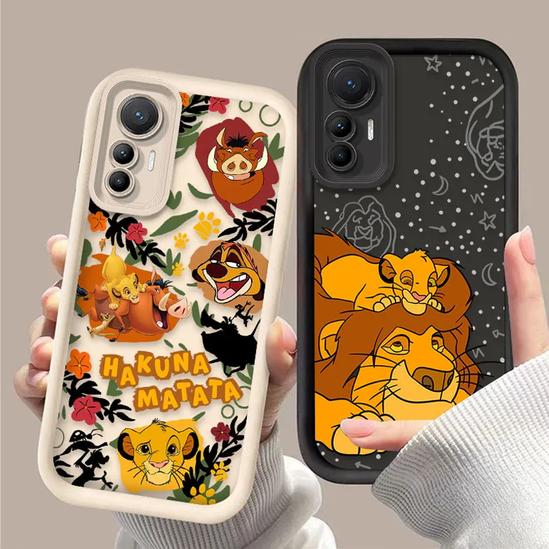 Karikatúra Disney Lion King Case pre Xiaomi 13T 14T 12T 11T 13 12 11 Lite 5G NE POCO X6 X5 F6 F5 F3 X4 GT X3 NFC M5S M6 PRO 4G CAPA