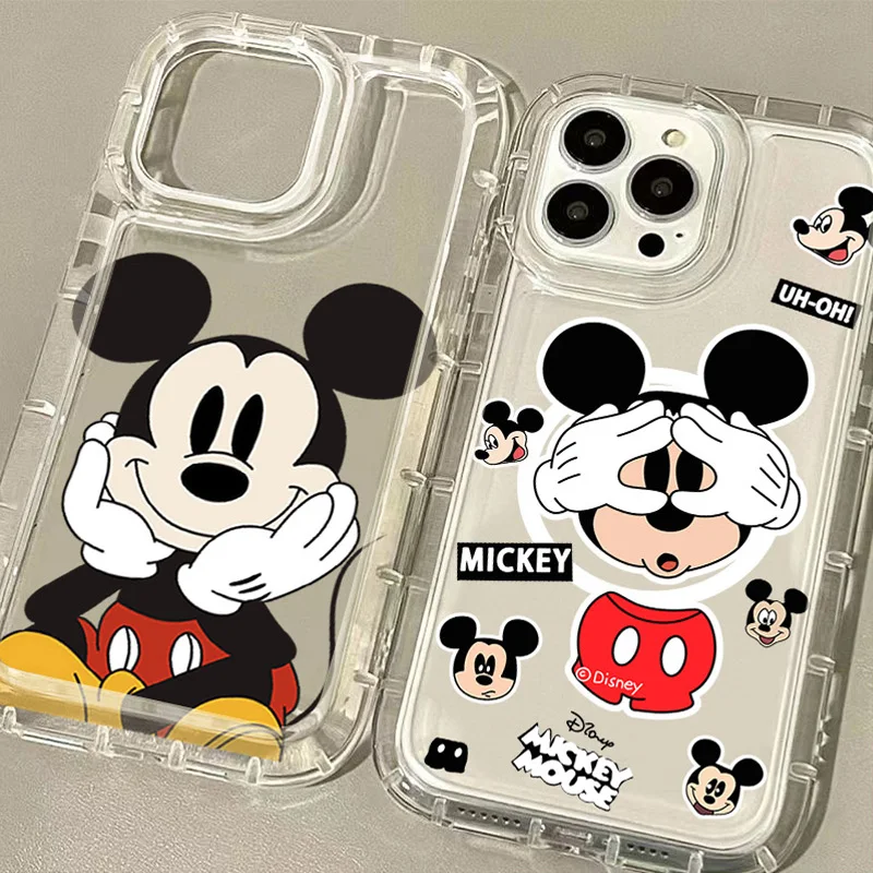 Karikatúra Disney Mickey Mouse puzdro pre Huawei P30 P30 P40 P50 P60 Pro Honor 100 90 80 70 60 50 X9 X9A X8 X5 Magic5 Magic 5 Clear Cover 5