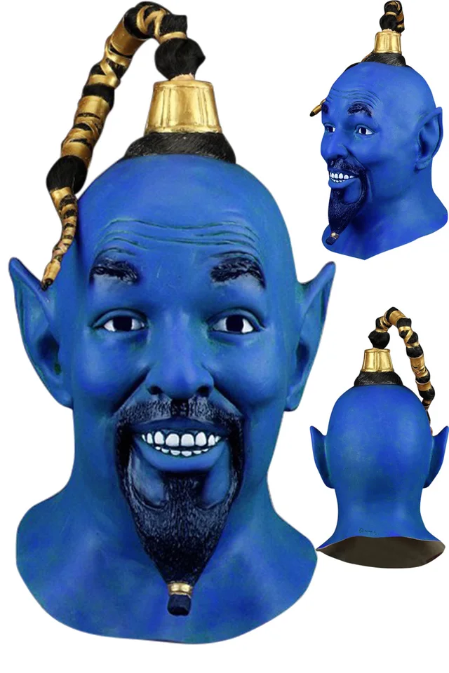 Karikatúra dospelých magických lamp Džinok pokrývok pokrývok cosplay kostýmové doplnky Men pre dospelých prilba pre halloweenské večierky propagačné darčeky