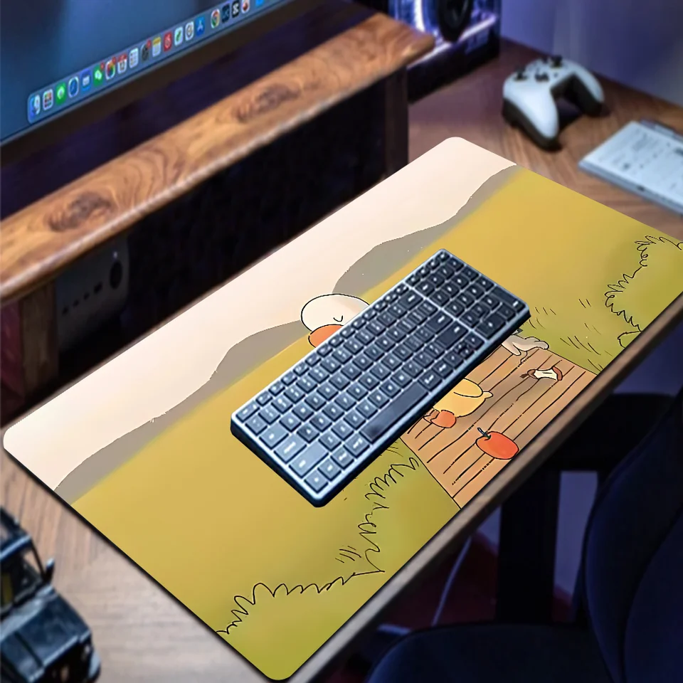 Karikatúra kačica myšacie myš na myši Mousepad Nové príchody veľké herné myš na myš