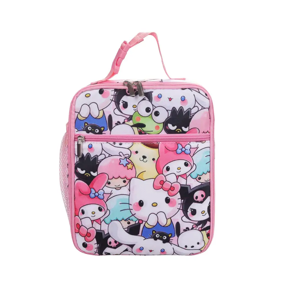 Karikatúra Kuromi Anime Cinnamon Dog Základná škola taška Detský batoh batohu Kawaii Cartoon School Bag Mochila