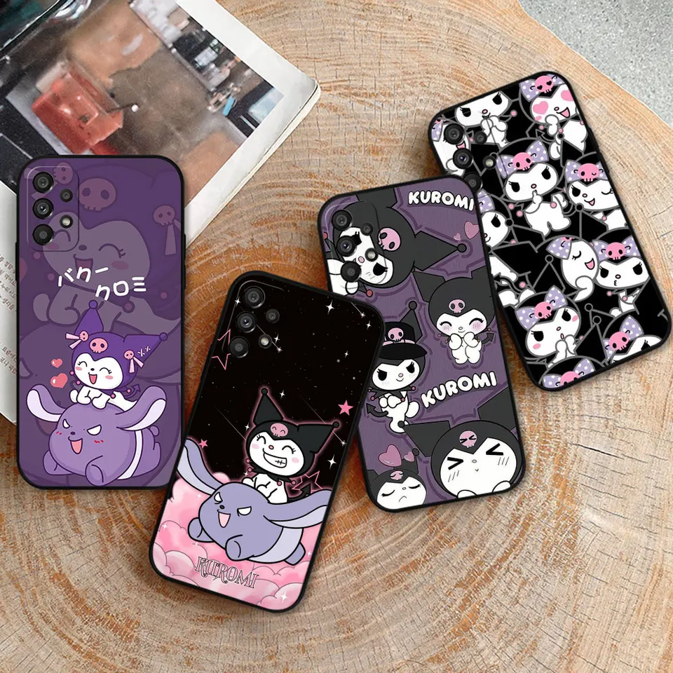 Karikatúra Kuromi Telefón pre Samsung Galaxy A52 A54 A53 A55 A51 A50 A50 A71 A71 A73 A90 A80 A42 A35 A34 A33 A32 A32 A31 A52S A70S