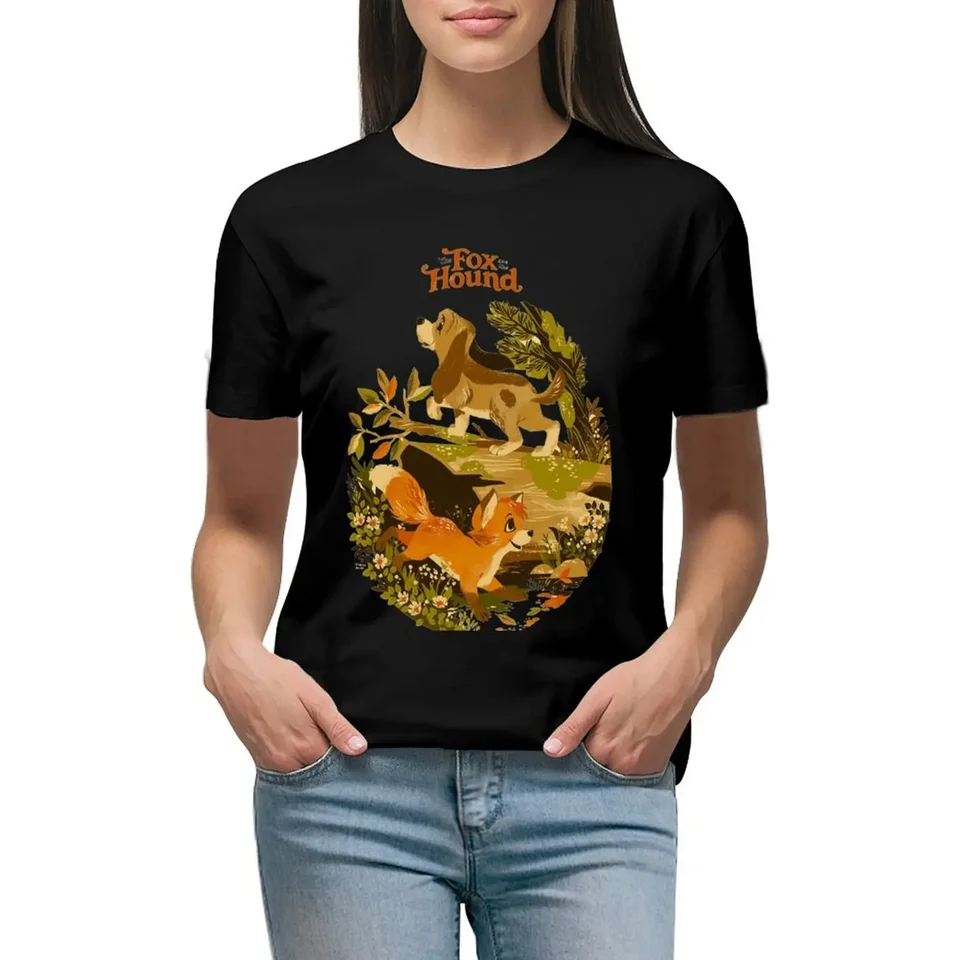 Karikatúra líška a hon