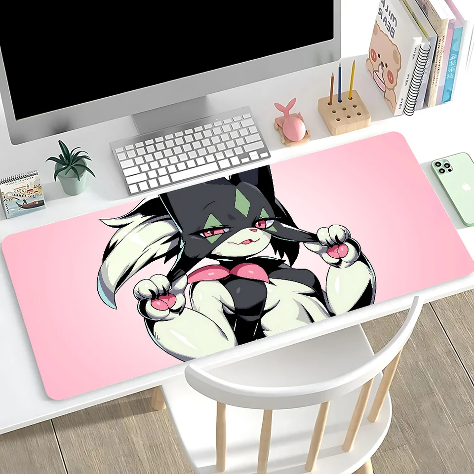 Karikatúra M-meowscarada Cute MousePad Mouse Pad Veľký počítačový herný koberec koberce koberce myši Mouspad Laptop Gamer Accessories Desk Mat HD C