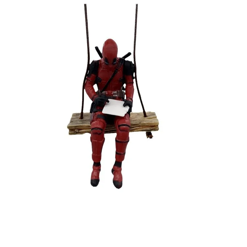 Karikatúra Marvel Deadpool Prečítajte si knižné auto spätné zrkadlo zavesenie prívesku
