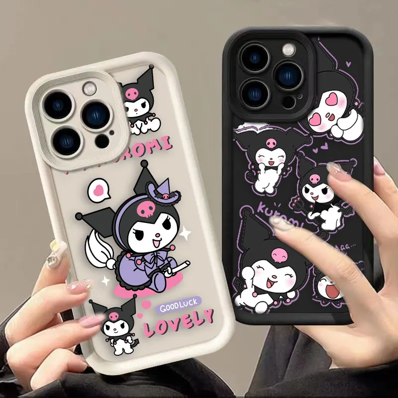 Karikatúra mačka kuromi baku luxtury telefónny puzdro na česť y7a y9 50 20 x95 x9 90 8x mágia 5 Nova 9 Y70 Y70S SE Pro Case Funda Shell