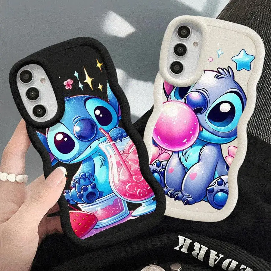 Karikatúra roztomilý puzdro pre steh pre Samsung Galaxy A12 A13 14 A15 A24 25 A16 A22 A23 A32 A33 34 A35 A52 A53 A54 55 A73 A73