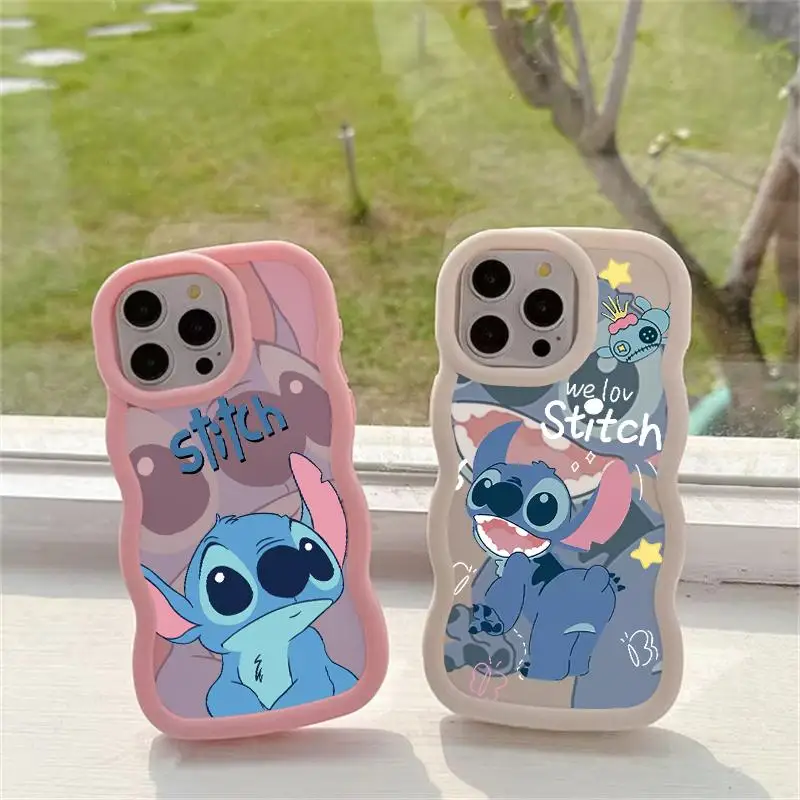 Karikatúra roztomilých stehov pre Samsung Galaxy S24 S23 S22 Ultra S21 S23 FE A54 A55 A12 A13 A14 A15 A25 A24 A24 A04 A04E A50 A50S