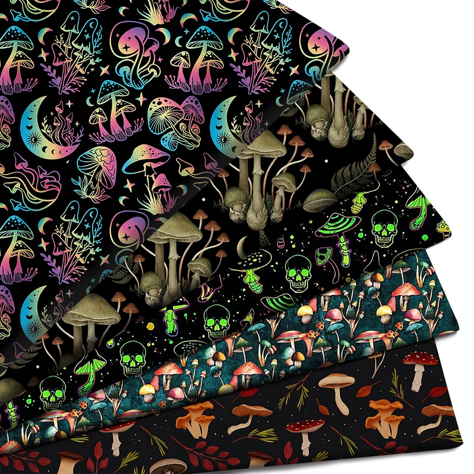 Karikatúra ručne tlačená polyester čistý bavlnený materiál Patchwork