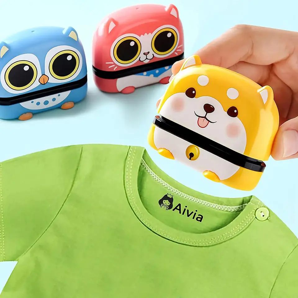 Karikatúra Shiba Inu Owl Cat Panda Style Stamp DIY DEY DEA DETA ZNAMENÁ KID KID OBLASŤ STAMPER FUNDING LAKing for Books Schoolbag