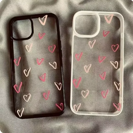 Karikatúra Teddy Bear pár telefónov pre iPhone 16 15 14 Pro Max 13 12 12 Mini 11 xs x SE xr 7 8 Plus nárazový nárazník číry nárazník