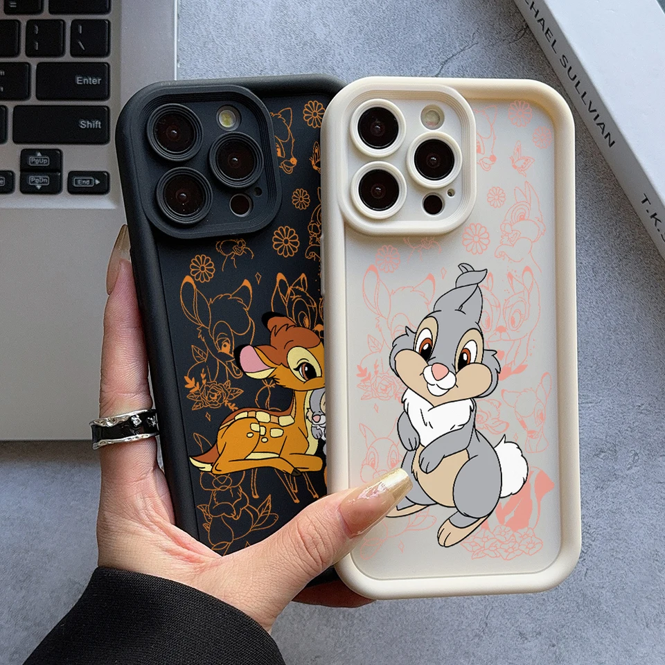 Karikatúra Thumper Bambi Telefon Puzdro pre Huawei P40 P50 Mate 30 40 Nova 7 9 10 Honor 200 x7 x9 90 50 Pro 4g 5G Soft TPU Zadný kryt TPU