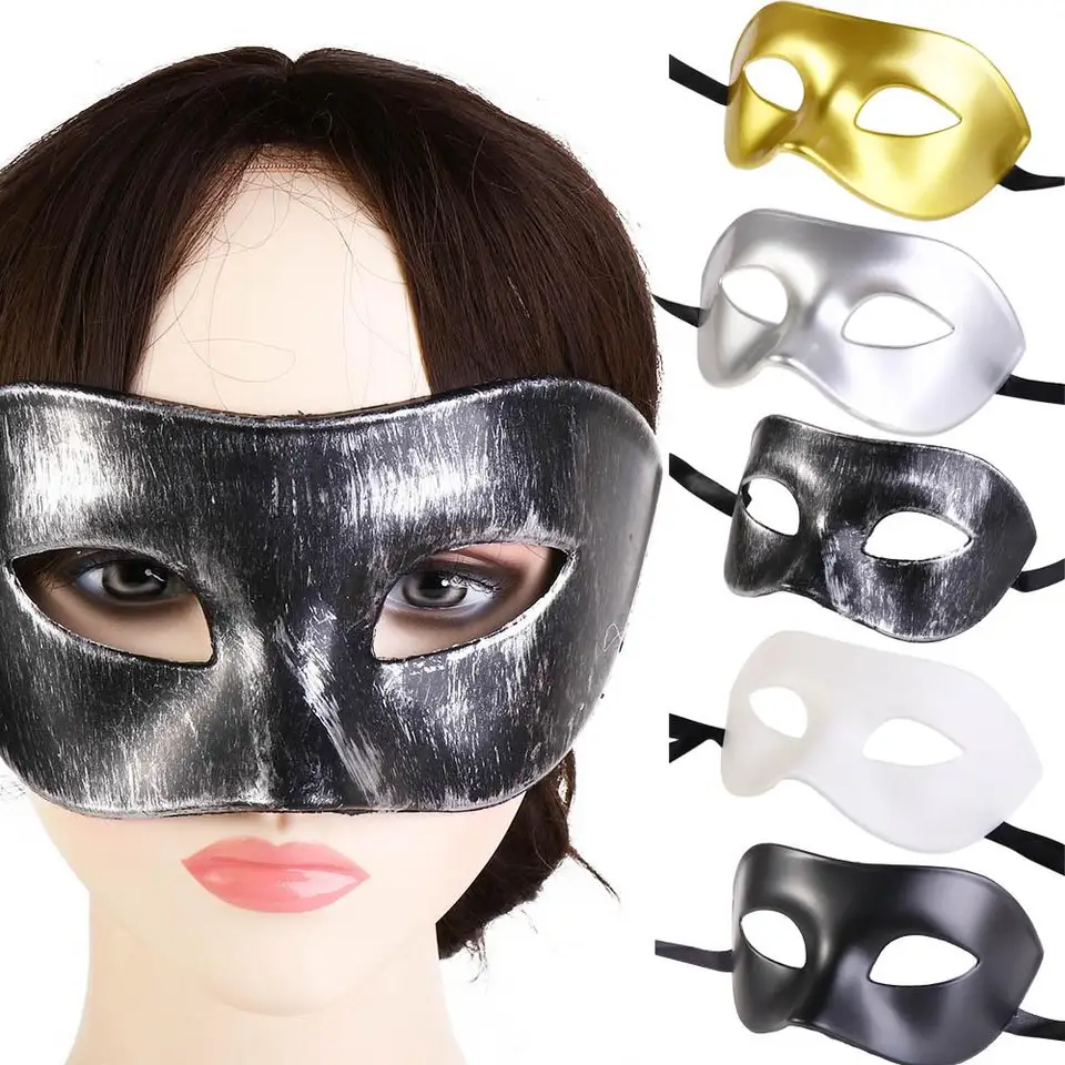 Karneval kostýmové rekvizity Phantom Dancer Mask Party Cosplay rekvizity napoly tvár Mask Halloween Masks Prom Party Supplies
