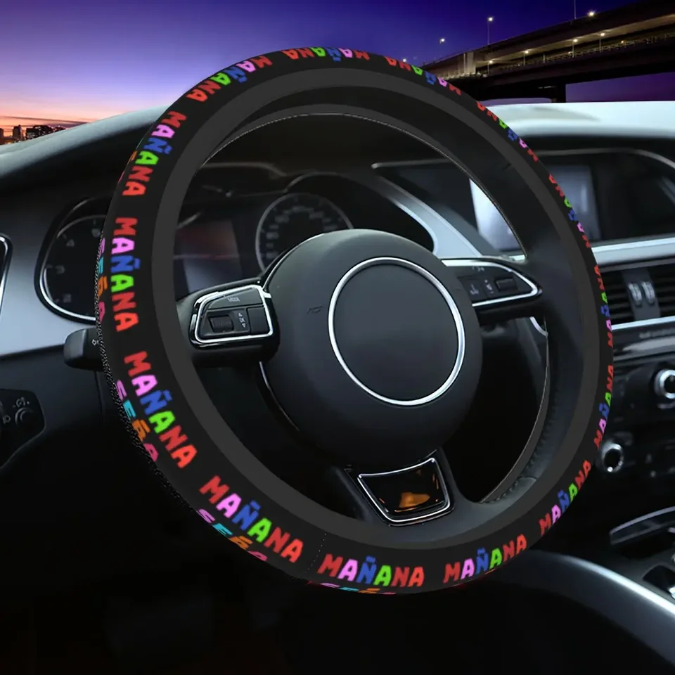 Karol G Manana Sera Bonito Car Cover na volant Cover Mäkký volant Ochranný kryt Elastische