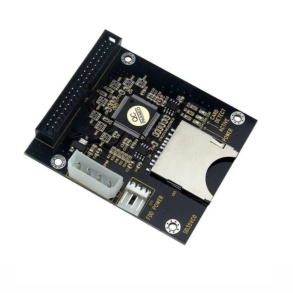 Karta adaptéra IDE pre karty SD na 3,5 '' 40-kolík IDE HDD 5V SD Pamäťová karta na IDE 3,5 palca 40 pinov