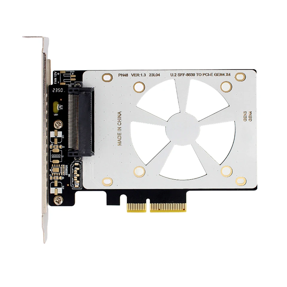 Karta rozširujúceho adaptéra PCI-E U.2 SFF-8639 na expanznú kartu PCI-EX4 4000 MB/S Karta X4/X8/X16 pre U.2 NVME SSD