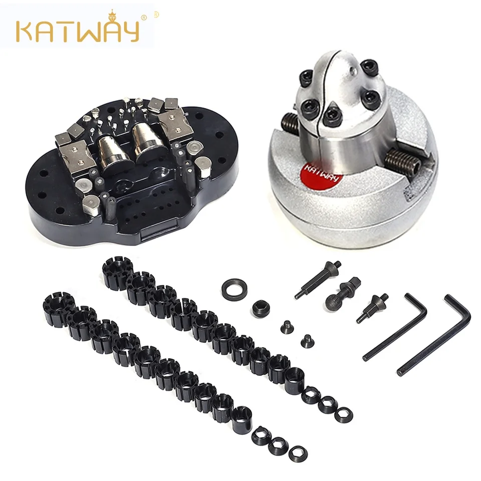 Katway 3-palcový mini gravírovací blok ručné náradie gravírovanie Vise loptové šperky DIY Nástroj LL-A04C