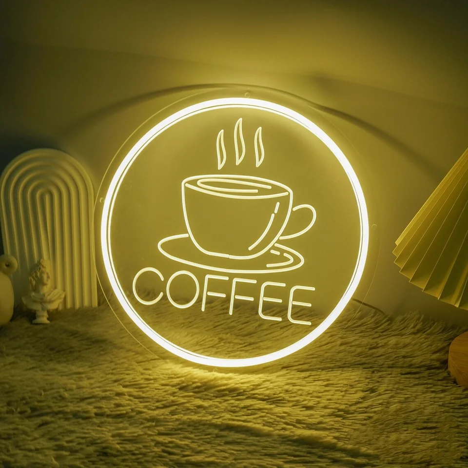 Kaviareň Neon NEON pre kaviareň Vlastné obchody Otváranie udalosti dekorácie neónové umenie